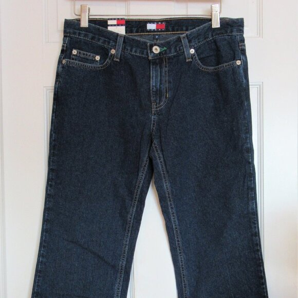 Tommy Hilfiger juniors size 7 dark blue jeans short length NWT Tommy Jeans - Picture 2 of 8